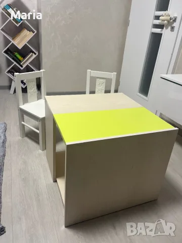 Детска маса с 2 столчета IKEA – комплект или поотделно