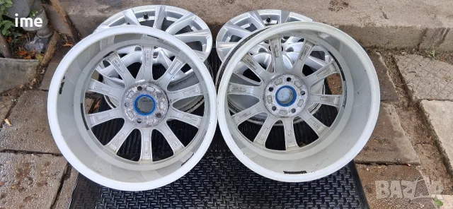 4бр ляти джанти 7.5J17 ЕТ48. Borbet. 5x112. Стават на Audi, Golf, Touran, Passat и др. Среден...., снимка 8 - Гуми и джанти - 55318440