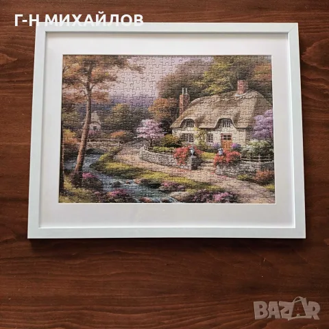 пъзел сложен в рамка, снимка 4 - Пъзели - 55448047