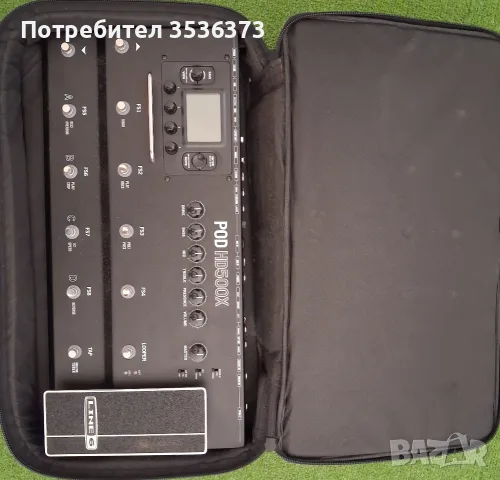 Китарен процесор Line 6 POD HD500X плюс чанта Thomann, снимка 2 - Китари - 55501217