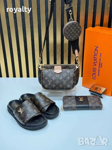 Louis Vuitton Нов Дамски Комплект Различни Цветове Луи Витон , снимка 4 - Чанти - 54649227
