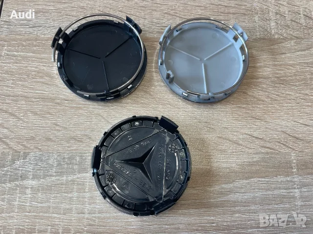 Капачки за джанти Mercedes 75mm Капачки за джанти Мерцедес 75мм, снимка 2 - Аксесоари и консумативи - 55647452