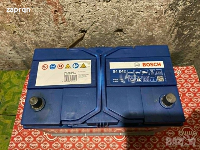 Акумyлатор Bosch S4 EFB 85 амп/ч Азиатка R+, снимка 2 - Части - 54361081