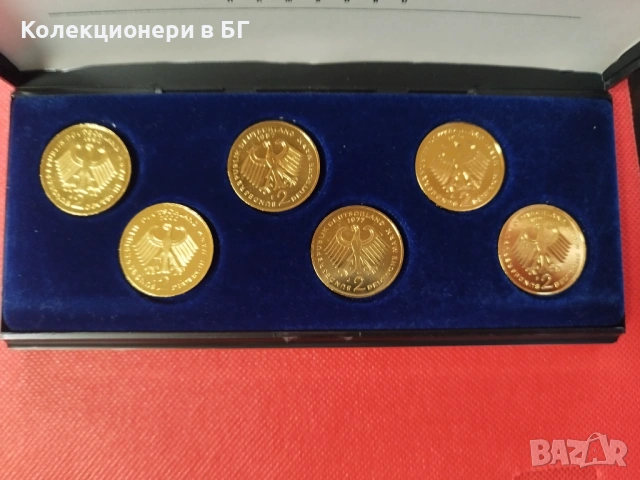 СЕТ С ШЕСТ РАЗЛИЧНИ МОНЕТИ ПО 2 МАРКИ - ФРГ /виж описанието/, снимка 4 - Нумизматика и бонистика - 54560511