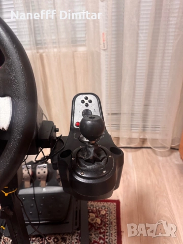 Logitech G25 + shifter , снимка 2 - Джойстици и геймпадове - 54863264
