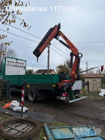 Самосвал с кран , снимка 2 - Транспортни услуги - 54183763