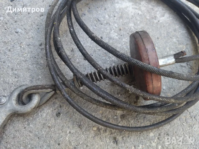 Въже стоманено с кука , снимка 2 - Железария - 55646025