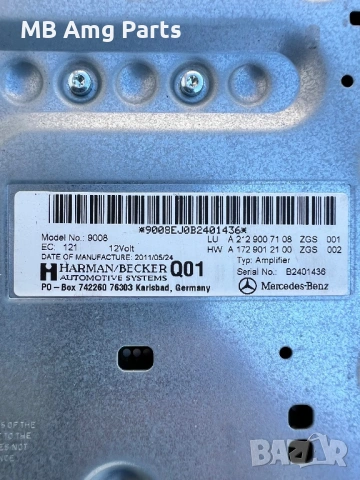 МОДУЛ УСИЛВАТЕЛЯ ЗА MERCEDES W218 CLS 218 AMG A2129007108, снимка 3 - Части - 54098675