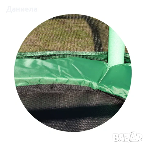 Голям батут Party 215 см. зелен, снимка 3 - Други - 55267876