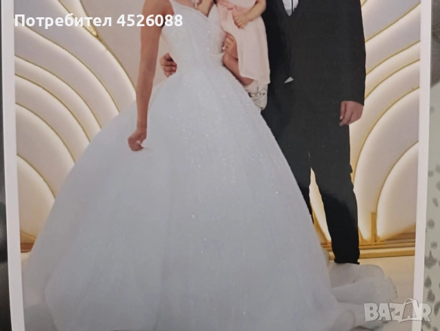 Булчинска рокля , снимка 2 - Рокли - 54399306