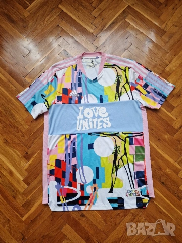 Страхотна мъжка лимитирана тениска ADIDAS "I LOVE STATES " , размер М , снимка 3 - Тениски - 54520725