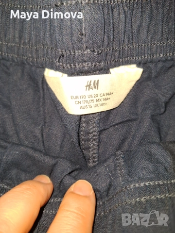 Zara тишърт, H&M бермуди 160см., снимка 2 - Детски комплекти - 54063202