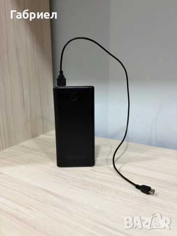 Преносима външна батерия GoSmart 10 000 mAh + кабел