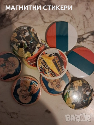 Значки метални тип копче с игла и Отварячка с магнит размер 58 мм, снимка 5 - Други - 54082212