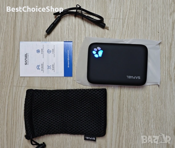 Безжично зарядно Safuel SA-130, 10000 mAh, 20W PD QC3.0, магнитно, снимка 5 - Външни батерии - 55093332