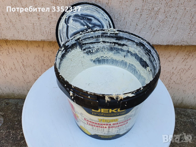 Продавам около 10 кг силиконова мазилка., снимка 3 - Бои, лакове, мазилки - 55044588