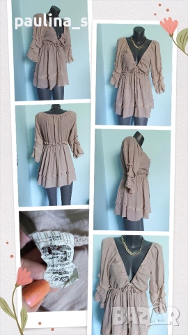 Три броя / Маркова памучна туника "Only", "Vero Moda" и Италианска , снимка 14 - Туники - 54811665
