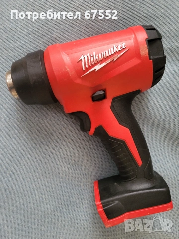 Пистолет за горещ въздух Milwaukee M18 BHG. Само тяло.