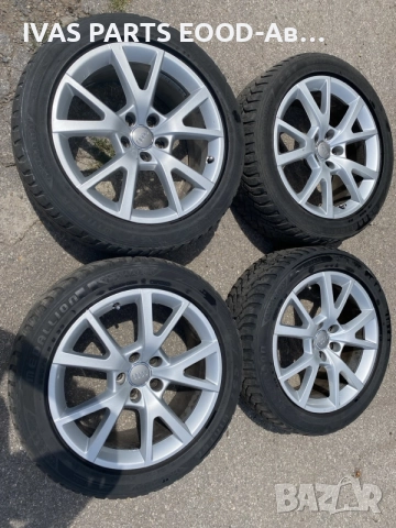 Зимни гуми с джанти 18”
225/50/18
Audi A4,A5,A6
5x112/66.6mm, снимка 3 - Гуми и джанти - 55624693