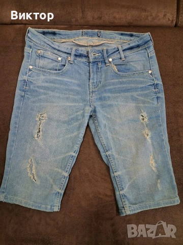 Дамски къси панталони 2 бр за 4€ S размер, снимка 3 - Къси панталони и бермуди - 54128173