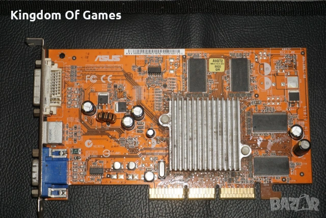 14 броя Тествани и Работещи Видео Карти AGP GeForce 256MB/Asus 256MB/Radeon 128MB/Gigabyte 64MB , снимка 4 - Видеокарти - 55087069