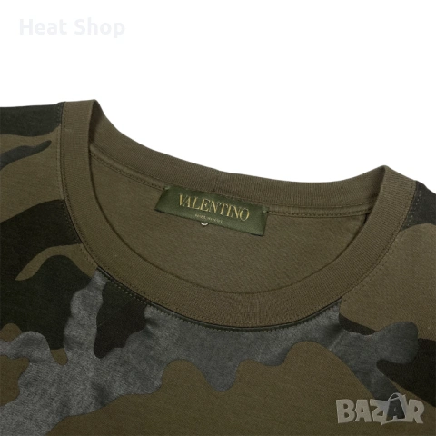 Мъжка тениска Valentino Camouflage T-Shirt, снимка 2 - Тениски - 54929601