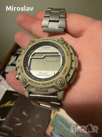 часовник CASIO DW-285(модул 1848) за части - рядък модел Illuminator, снимка 2 - Мъжки - 54542347