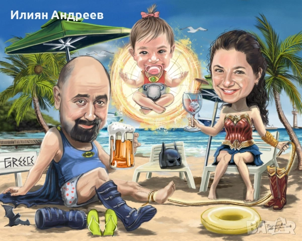 Карикатури Disasterart -ръчно рисувани , снимка 3 - Картини - 47639411