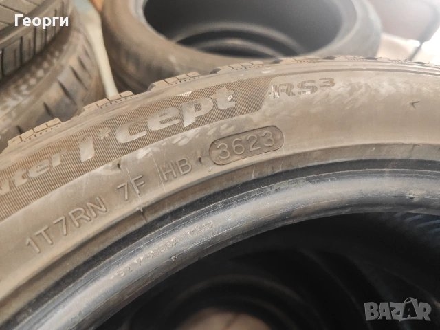 4бр.зимни гуми 215/45/17 Hankook, снимка 3 - Гуми и джанти - 55129728
