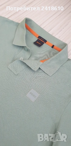 Hugo Boss Passenger Pique Cotton Slim Fit Stretch Mens Size L ОРИГИНАЛ! Мъжка Тениска!, снимка 7 - Тениски - 54794642