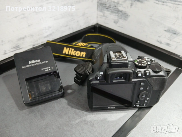 Nikon D3500 + 18-55mm VR – Като нов, под 7000 кадъра!