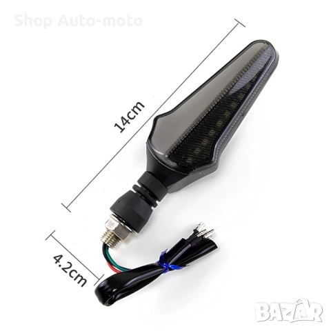 К-т мигачи за мотор Automat-2бр мигачи, Led диоди, снимка 3 - Аксесоари и консумативи - 54692092
