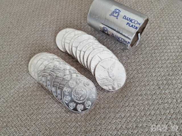 1 oz сребро Либертад Libertad Mexico Мексико, снимка 2 - Нумизматика и бонистика - 54229280