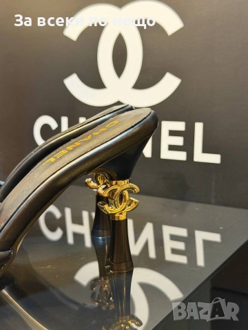 Chanel Дамски Чехли На Ток Шанел Код SK1785, снимка 2 - Чехли - 55215018