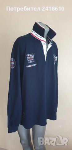 Paul & Shark KIPAWA Made in Italy Cotton Mens Size 3XL ОРИГИНАЛ! Мъжка Блуза., снимка 2 - Блузи - 54874088