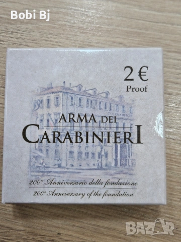 2 €/евро/EURO Arma dei Carabinieri , снимка 7 - Нумизматика и бонистика - 54388652