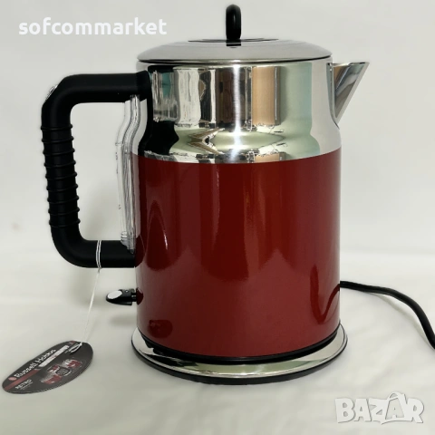  Кана за вода Russell Hobbs Retro Ribbon Red 21670-70 в Ретро стил , снимка 3 - Кани - 54689332
