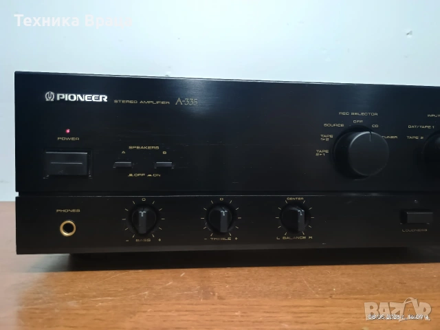 Pioneer A-335 в перфектно техническо и много добро външно състояние., снимка 4 - Ресийвъри, усилватели, смесителни пултове - 54578161
