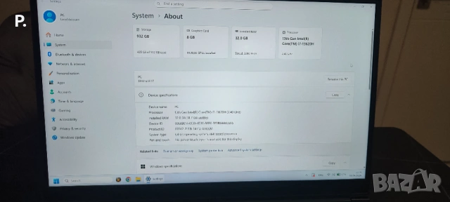 Голям Геймърски лаптоп 17.3 инча 2к резолюция 165hz I7-13620H с RTX 4060 32GB Ram и 1TB m.2 Samsung , снимка 5 - Лаптопи за игри - 54129557