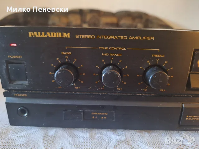 PALADIUM MODEL 552/291-2 STEREO AMPLIFIER.MADE IN WEST GERMANY., снимка 2 - Ресийвъри, усилватели, смесителни пултове - 55609261