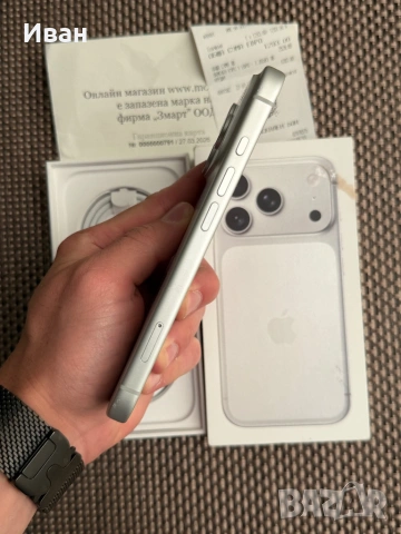 24М ГАРАНЦИЯ❗️256GB 🔥 iPhone 17 Pro Silver *ЛИЗИНГ TBI, снимка 6 - Apple iPhone - 54947669