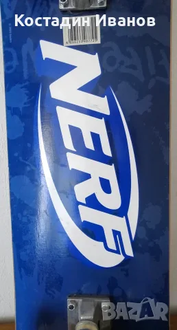 Nerf скейтборд - дървена дъска, снимка 2 - Скейтборд, ховърборд, уейвборд - 55500526