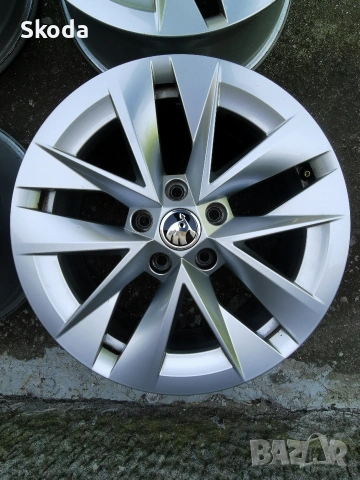 джанти Skoda 17 5x112 , снимка 4 - Гуми и джанти - 54516134