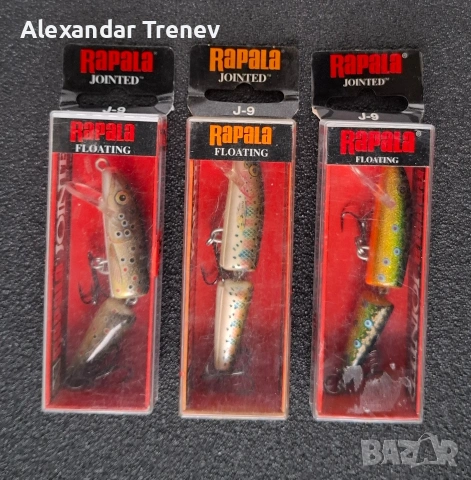 Воблери Rapala Jointed, снимка 5 - Такъми - 54662780