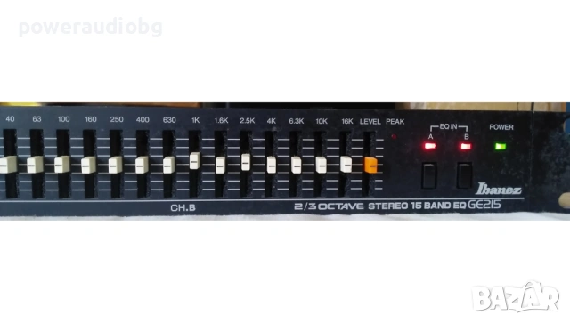 Еквилайзер Ibanez 2/3 Octave Stereo 15 Band EQ GE 215, снимка 3 - Еквалайзери - 54906270