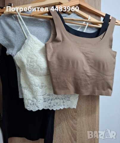 Топове и бюстиета с подплънки и без, снимка 3 - Корсети, бюстиета, топове - 54068771