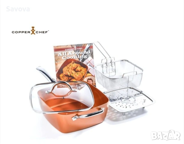 Тиган Copper Chef 6 в 1, снимка 10 - Съдове за готвене - 54581247