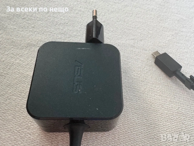 Оригинално зарядно Asus ADP-33AW C C.C.:E 19v 1.75a EeeBook X205TA E202SA R209H, снимка 2 - Кабели и адаптери - 54796645