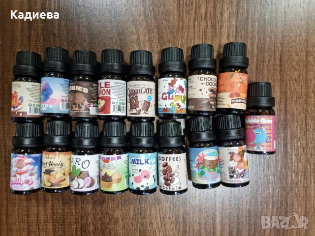 17 нови ароматни масла Embracex (10ml) - сладки и десертни аромати, снимка 2 - Ароматизатори - 55135126