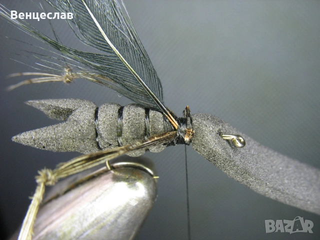 Изкуствени мухи - щурец, снимка 13 - Стръв и захранки - 53851660